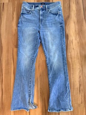 Express Light Blue Flared Jeans